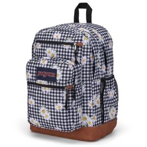 Jansport Gingham Backpack with Daisy Design